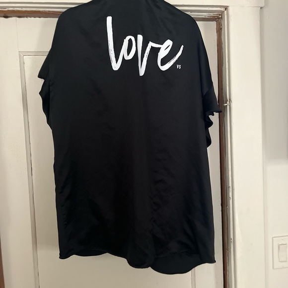 Victoria's Secret Black Satin Wrap - Picture 2 of 3